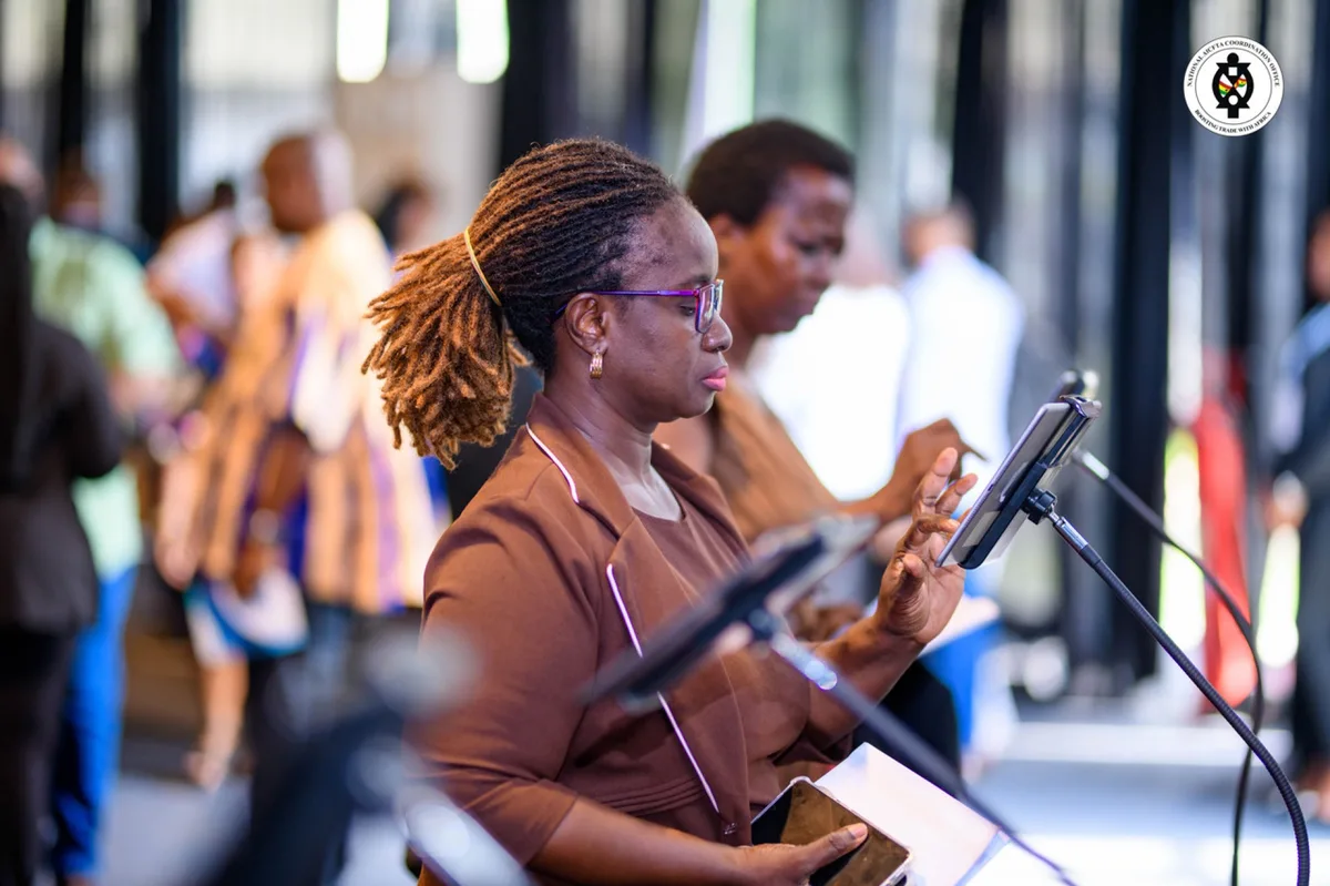 Attendees making connections at a professional event in Ghana